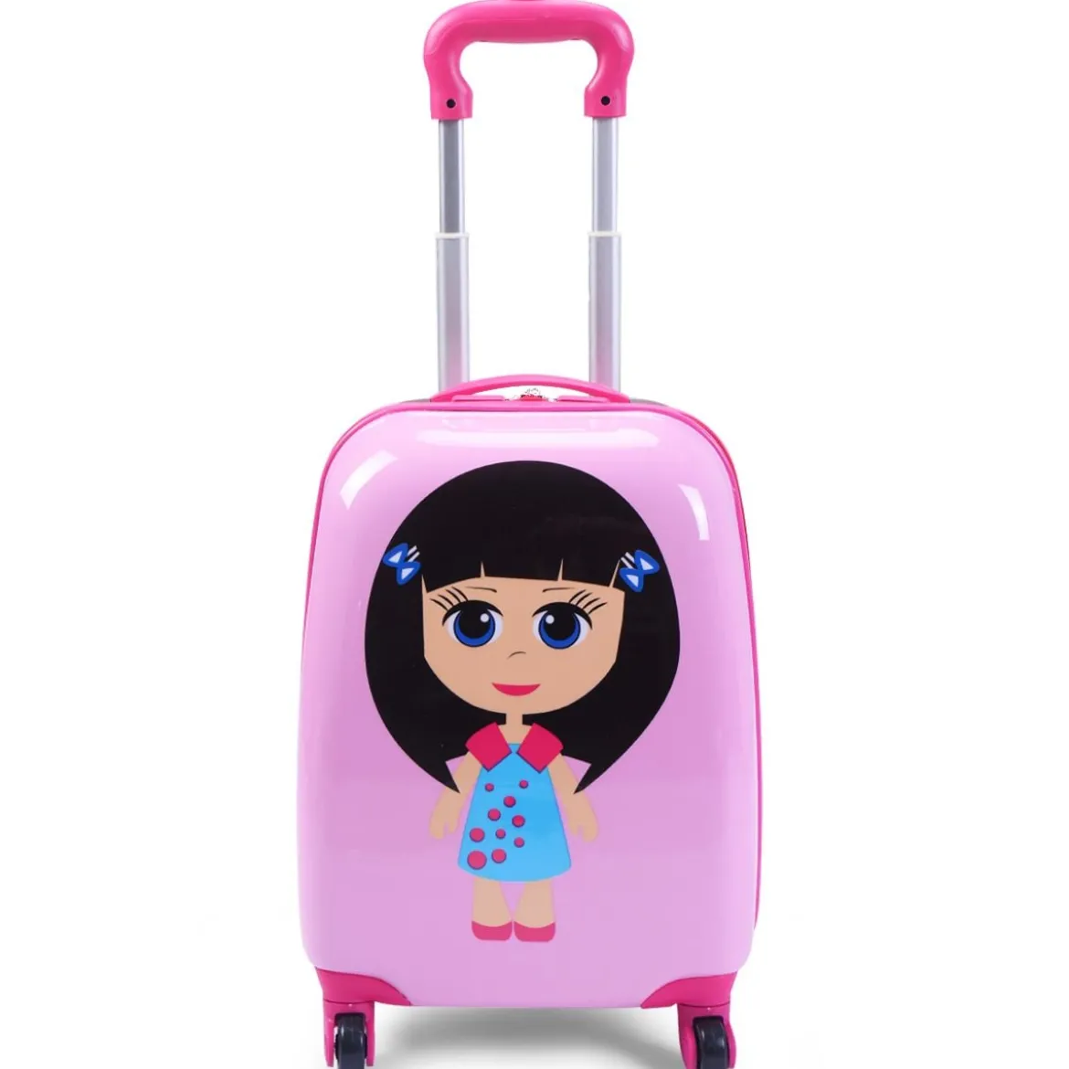 2 tlg Kinderkoffer + Rucksack Kofferset Reisegepäck Rosa