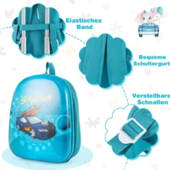 2tlg Kinderkoffer Set Kindergepäck mit Rädern 17