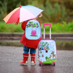 2 tlg Kofferset Kindergepäck 16'' Koffer + 12'' Rucksack