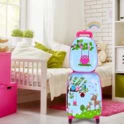 2 tlg Kofferset Kindergepäck 16'' Koffer + 12'' Rucksack