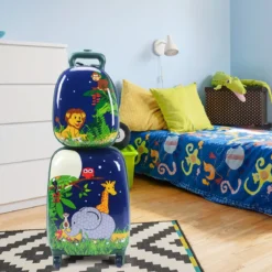 2 tlg Kofferset Reisegepäck Kindergepäck 16'' Koffer + 12'' Rucksack
