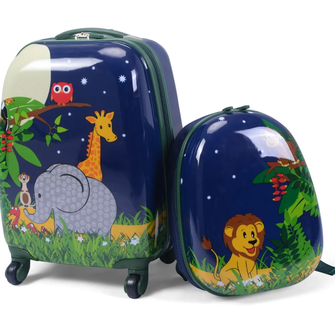 2 tlg Kofferset Reisegepäck Kindergepäck 16'' Koffer + 12'' Rucksack