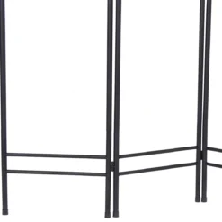 4tlg. Paravent Raumteiler Sichtschutz Trennwand Windschutz Wandschirm flexibel verstellbar 180x160cm