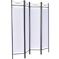 4tlg. Paravent Raumteiler Sichtschutz Trennwand Windschutz Wandschirm flexibel verstellbar 180x160cm
