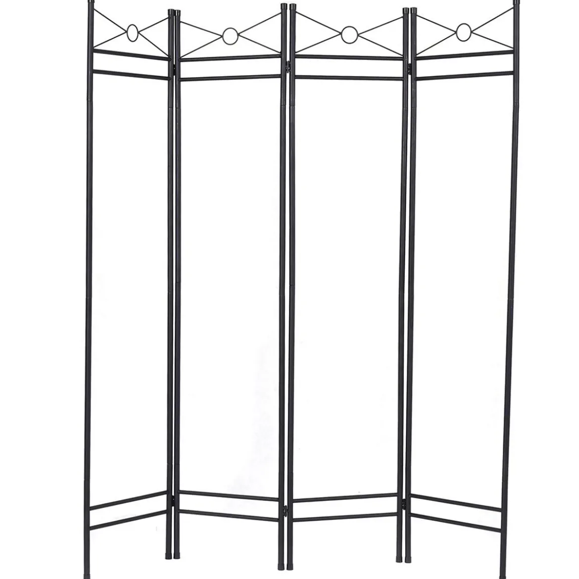 4tlg. Paravent Raumteiler Sichtschutz Trennwand Windschutz Wandschirm flexibel verstellbar 180x160cm
