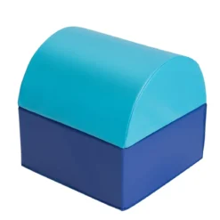 6 tlg.Softbausteine Kinder Großbausteine Riesenbausteine Schaumstoffbausteine Blau