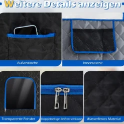 Tragbare Dampfsauna-Box mit Klappbarer Stuhl & Matte Persönliches Heim-Spa Blau