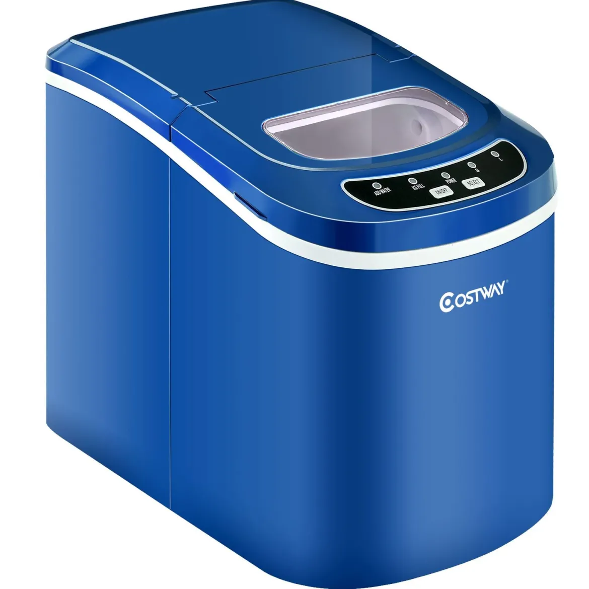 Tragbare Eismaschine mit 2,2 L Wassertank Eismaschine 24 x 33 x 36 cm Blau