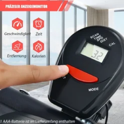 Trainingsgerättragbarer Heimtrainer Mini Stepper einstellbarer Magnetwiderstand Schwarz