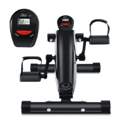 Trainingsgerättragbarer Heimtrainer Mini Stepper einstellbarer Magnetwiderstand Schwarz