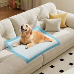 Trainingsunterlagen Hunde Auslaufsicheres 6-lagiges Design Welpenunterlagen Puppy-Pads 90 x 90 cm 100 Stück