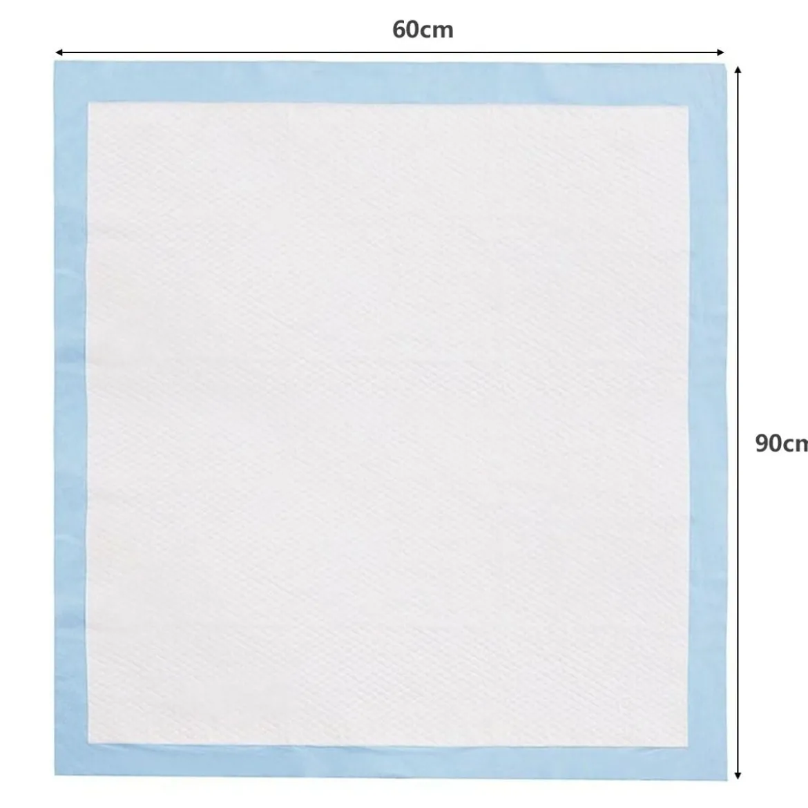 Trainingsunterlagen Hunde Auslaufsicheres 5-lagiges Design 100 Stück 60 x 90 cm