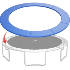 Trampolinmatratze 244cm x 244cm x 10cm Trampolin Übung Fitness Gymnastik Trampolin Polster Blau