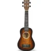 Ukulele Ukulelen-Set mit Tragetasche Gitarreninstrument 17,5 x 6 x 53 cm Braun