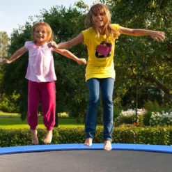 Universale Trampolin Federabdeckung 304 cm Trampolin Ersatzabdeckung Blau