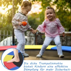 universale Trampolin-Federabdeckung wasserdichtes und reißfestes Trampolin-Sicherheitspad Bunt