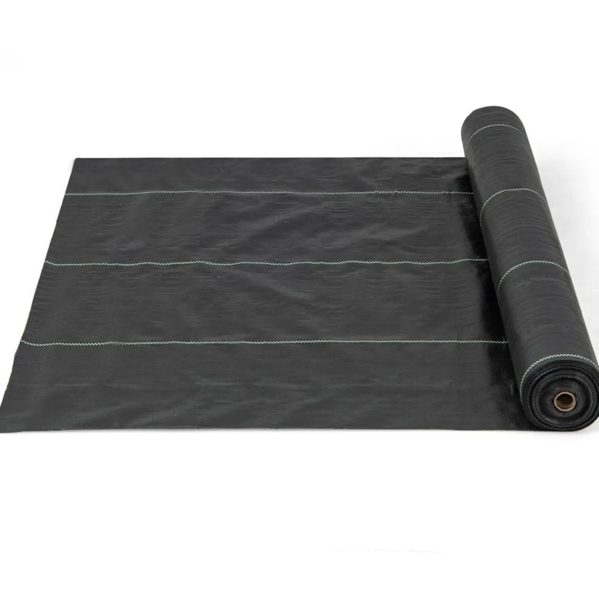 Unkrautvlies 50m² Gartenvlies gegen Unkraut Unkrautfolie PP Schwarz 25 x 2m-100 g/m²
