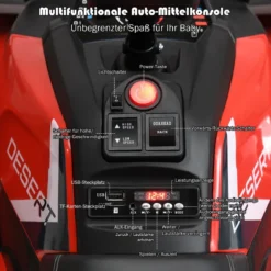 12V Elektro Kinderquad mit Scheinwerfer 4 Räder Kinder Kinderauto Elektroauto für Kinder ab 3 Jahren