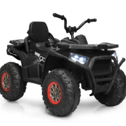 12V Elektro Kinderquad mit Scheinwerfer 4 Räder Kinder Kinderauto Elektroauto für Kinder ab 3 Jahren