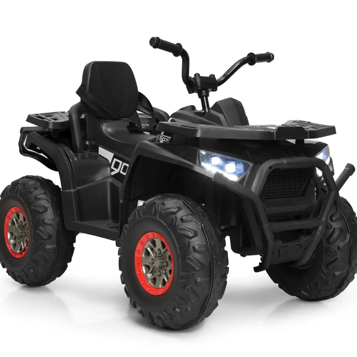 12V Elektro Kinderquad mit Scheinwerfer 4 Räder Kinder Kinderauto Elektroauto für Kinder ab 3 Jahren