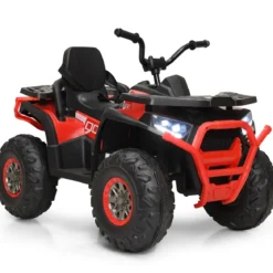 12V Elektro Kinderquad mit Scheinwerfer 4 Räder Kinder Kinderauto Elektroauto für Kinder ab 3 Jahren