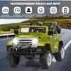 12V Kinderauto Elektroauto mit Musik Batteriebetriebenes Kinderauto 109 x 61 x 63,5 cm Grün