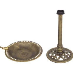 Vogelfutterstation Vogel Feeder Futterstation Vogelfutterspender stand 50 x 76 cm Bronze