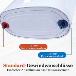 Warmwasserspeicher 25 L mit Doppelbehälter 1300 w und 2000 w Heizmodus 30 - 75 ℃