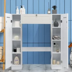 WC Toilette Überbauschrank Badregal