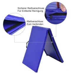Weichbodenmatte Gymnastikmatte Yogamatte Klappmatte Turnmatte 180x60x4cm