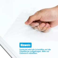 Whiteboard Magnettafel Schreibttafel Wandtafel Memoboard mit Alurahmen 90 x 60 cm