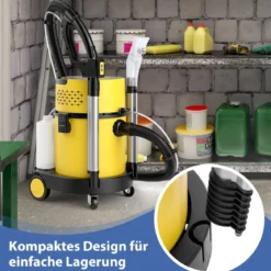 1200W Nass-Trockensauger Tragbare 4-in-1 Aschesauger mit 17 KPA Saugleistung