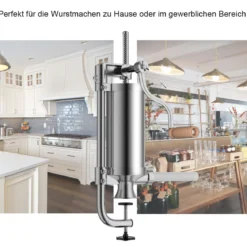 Wurstfüller Wurstmaschine Wurstfüllmaschine Wurstspritze inkl. 4 Füllrohre