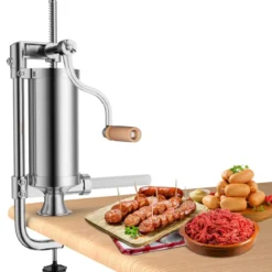 Wurstfüller Wurstmaschine Wurstfüllmaschine Wurstspritze inkl. 4 Füllrohre