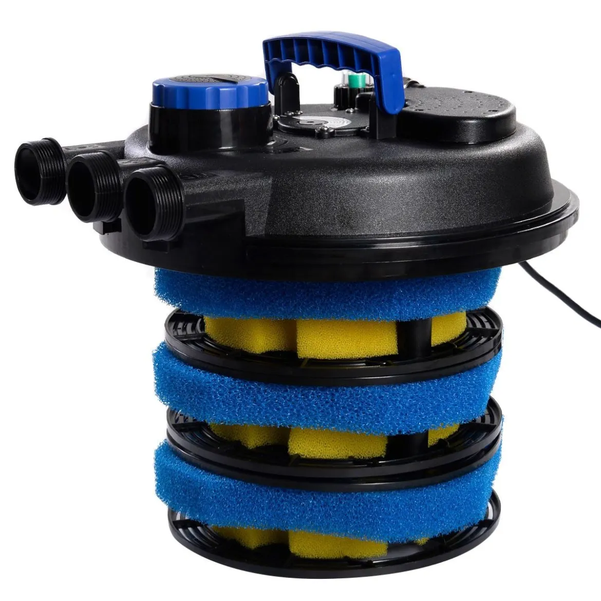 11 W UVC 10000 l/h Druckfilter Druckteichfilter Teichfilter geeignet für Teiche bis zu 15.000 Liter