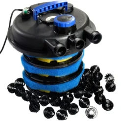 11 W UVC 10000 l/h Druckfilter Druckteichfilter Teichfilter geeignet für Teiche bis zu 15.000 Liter
