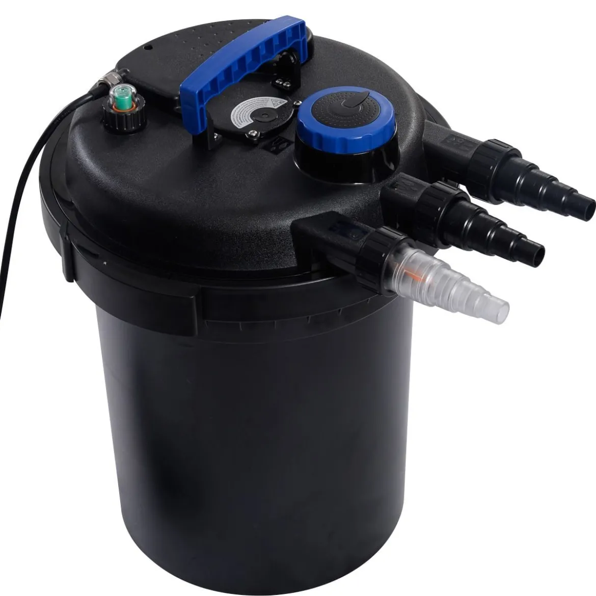 11 W UVC 10000 l/h Druckfilter Druckteichfilter Teichfilter geeignet für Teiche bis zu 15.000 Liter