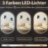 80 x 50 cm LED Wandspiegel Oval Dimmbarer Badezimmerspiegel