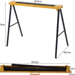 2 x Gerüstbock Unterstellbock Klappbock Stützbock Sägehilfe Arbeitsbock 275 KG