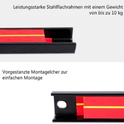 6 x Magnet Werkzeughalter Wand Magnetleiste Set Magnetleiste 46 cm