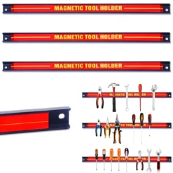 3 x Magnet Werkzeughalter Wand Magnetleiste Set Magnetleiste 46 cm
