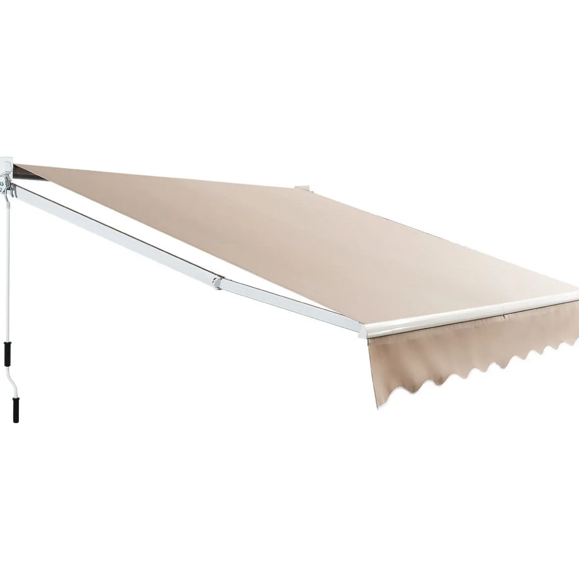 3 x 2,5 m Gelenkarmmarkise Sonnenmarkise Balkonmarkise Terrassenmarkise Klemmmarkise mit UV- und wasserbeständigem Material