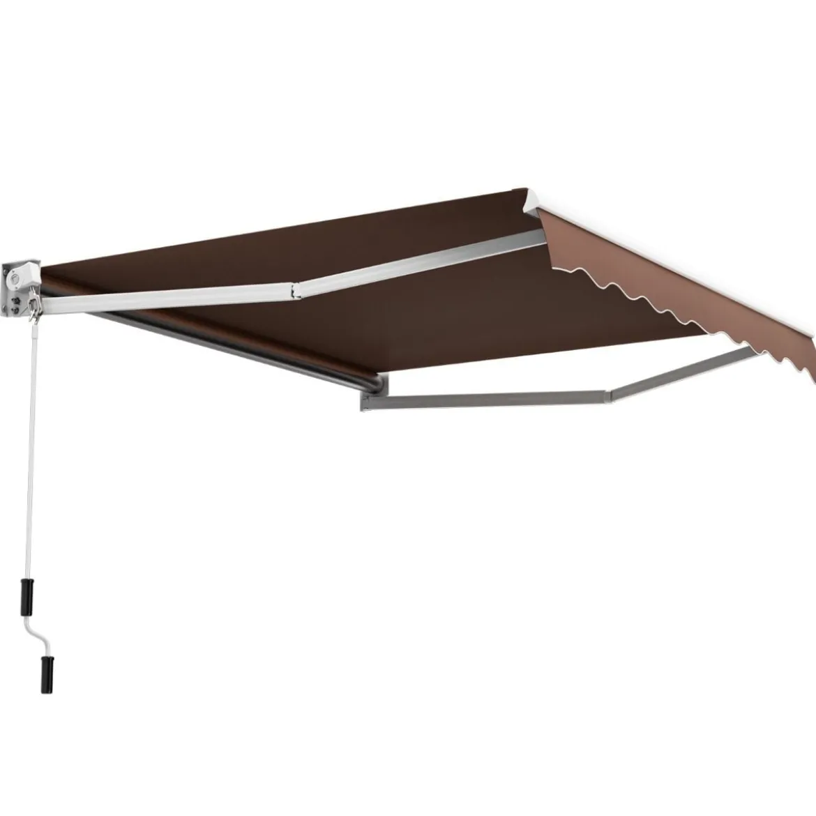 3 x 2,5 m Gelenkarmmarkise Sonnenmarkise Balkonmarkise Terrassenmarkise Klemmmarkise mit UV- und wasserbeständigem Material