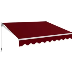3 x 2,5 m Gelenkarmmarkise Sonnenmarkise Balkonmarkise Terrassenmarkise Klemmmarkise mit UV- und wasserbeständigem Material