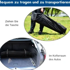 3 x 3m Pop-up Gartenpavillon Faltpavillon Pavillon Sonnenschutz Outdoor Sofortschutz Gartenpavillon Blau