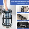 Zusammenklappbarer Sackkarren mit 4 Rädern höhenverstellbar & mit ausziehbarer Platte 150 Kg Ladekapazität