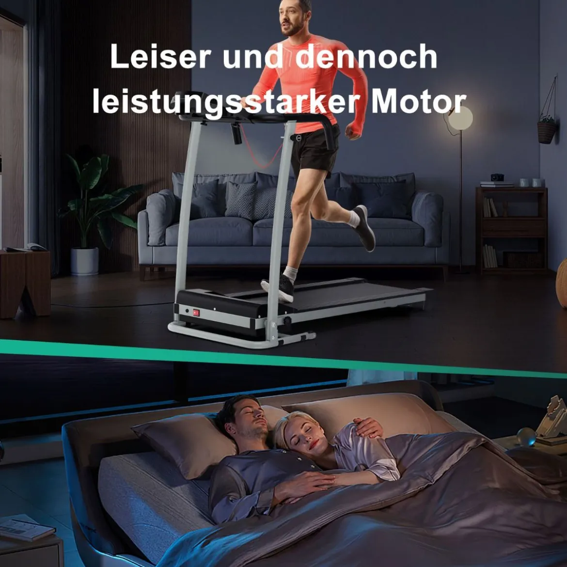 Zusammenklappbares Laufband mit 12 Voreingestellten Programmen 2PS Walking Pad